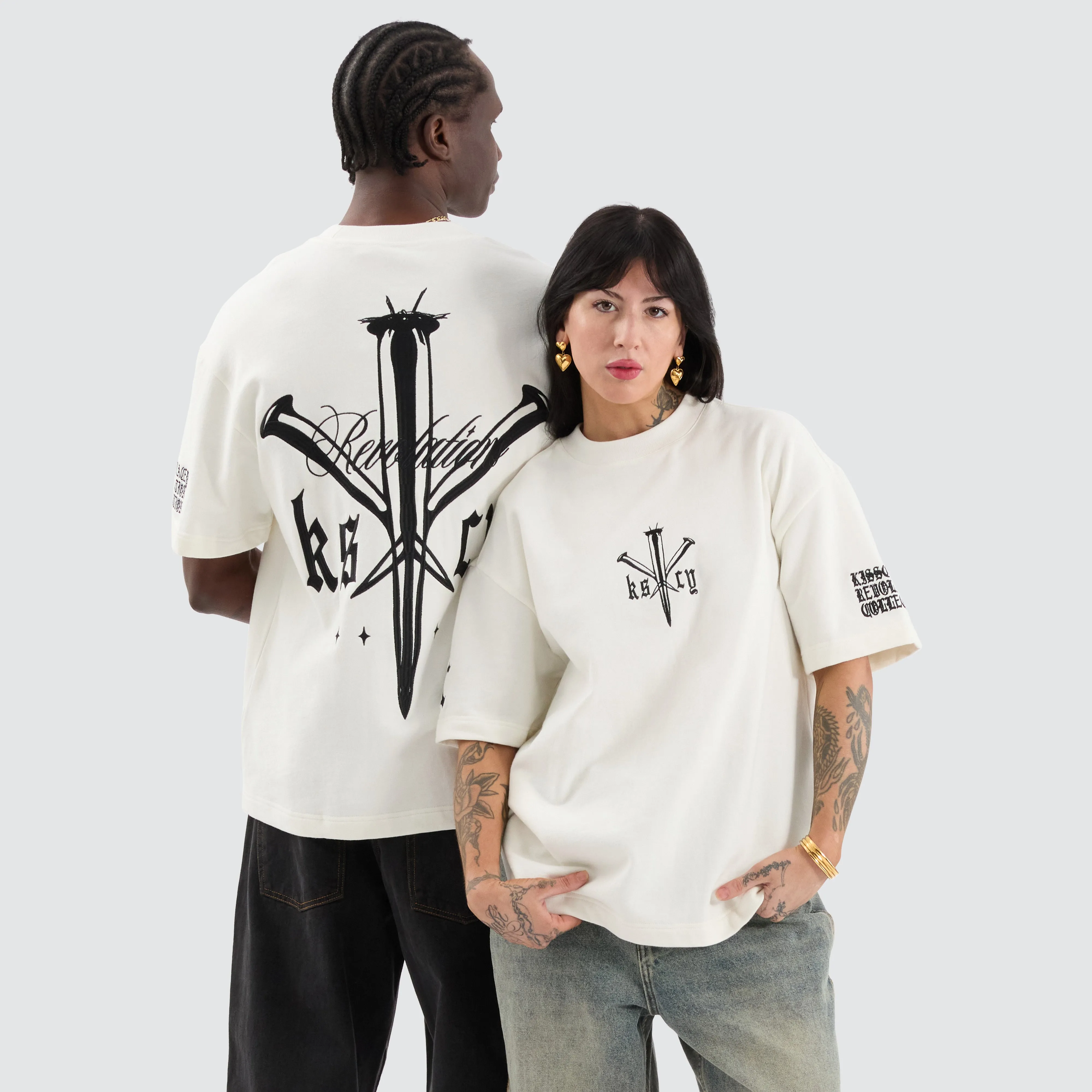 Revolation Loopback Street Tee Natural White sold by Neverland product image thumbnail 2