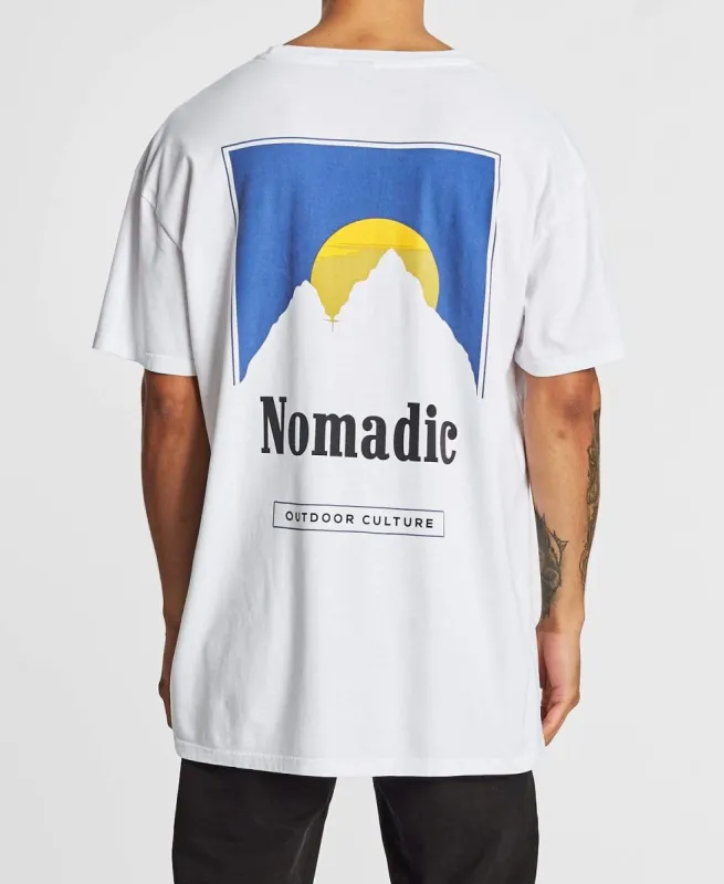 Down Time Relaxed Fit T-Shirt White sold by Neverland