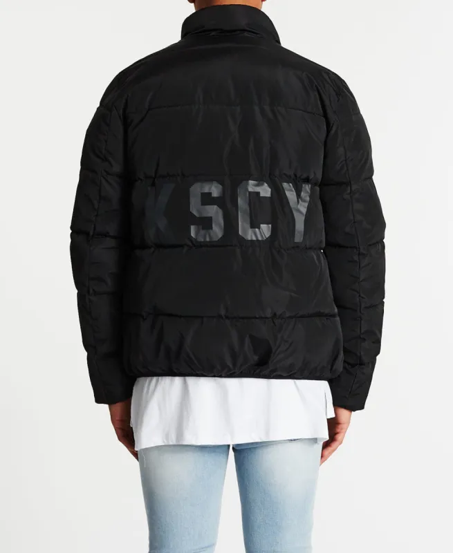 Risen Puffer Jacket Jet Black sold by Neverland