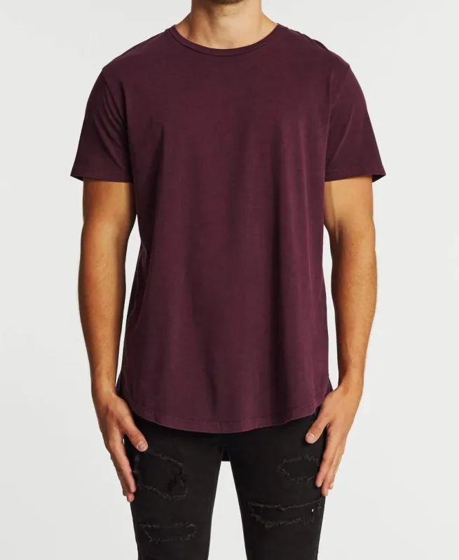 Higher Baseball T-Shirt Pigment Plum sold by Neverland