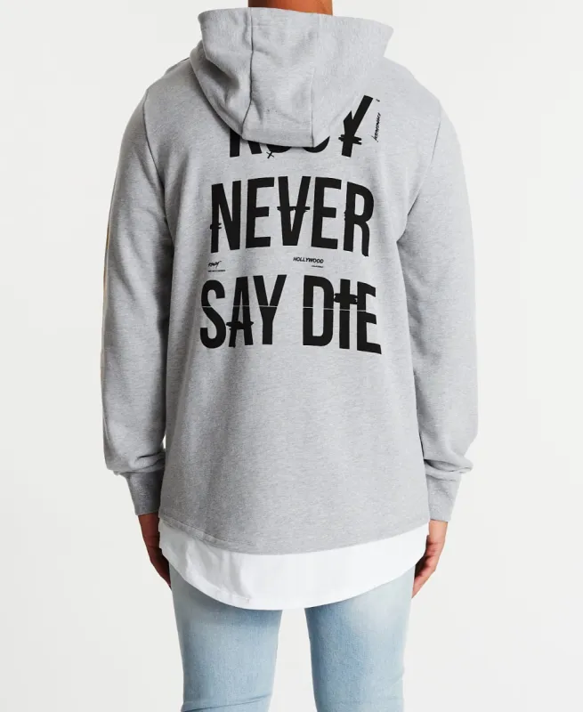 Vision Layered Hoodie Grey Marle sold by Neverland