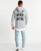 Vision Layered Hoodie Grey Marle sold by Neverland