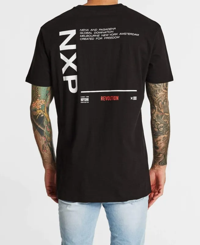 Amsterdam Relaxed Fit T-Shirt Jet Black sold by Neverland