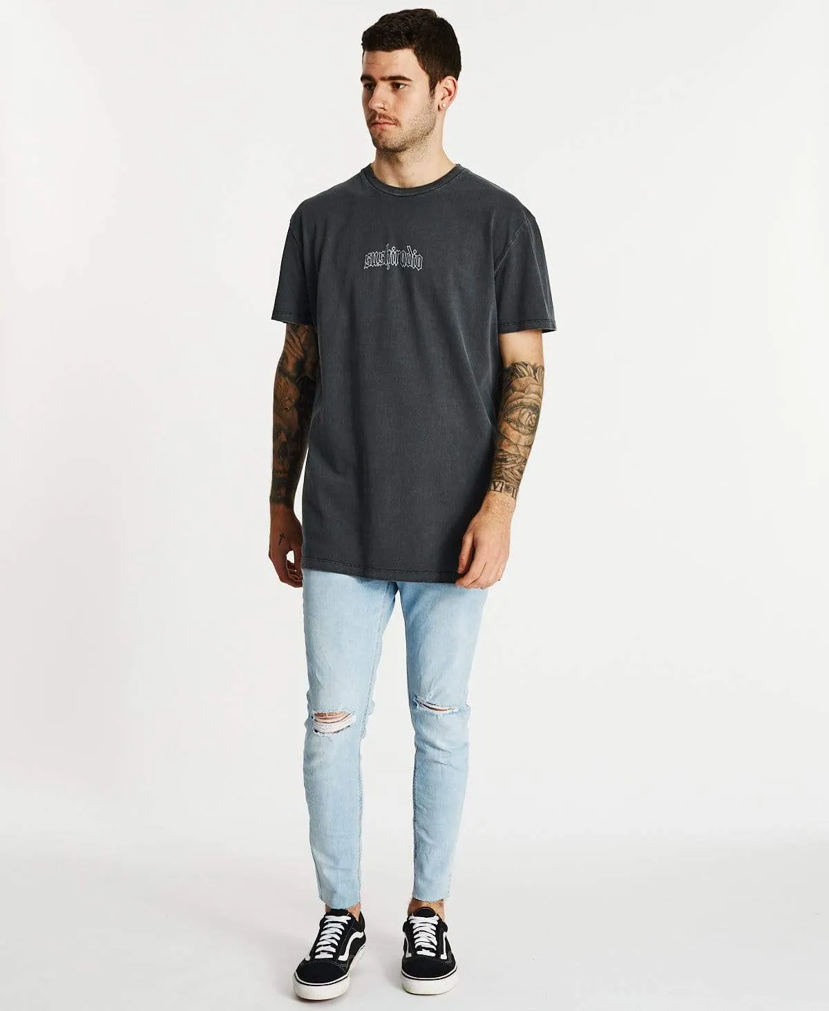 Rage Relaxed T-Shirt Pigment Asphalt sold by Neverland product image thumbnail 4