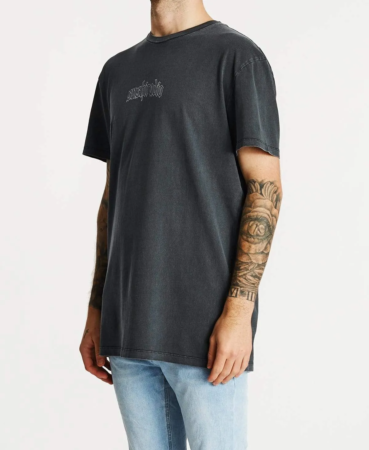 Rage Relaxed T-Shirt Pigment Asphalt sold by Neverland product image thumbnail 3