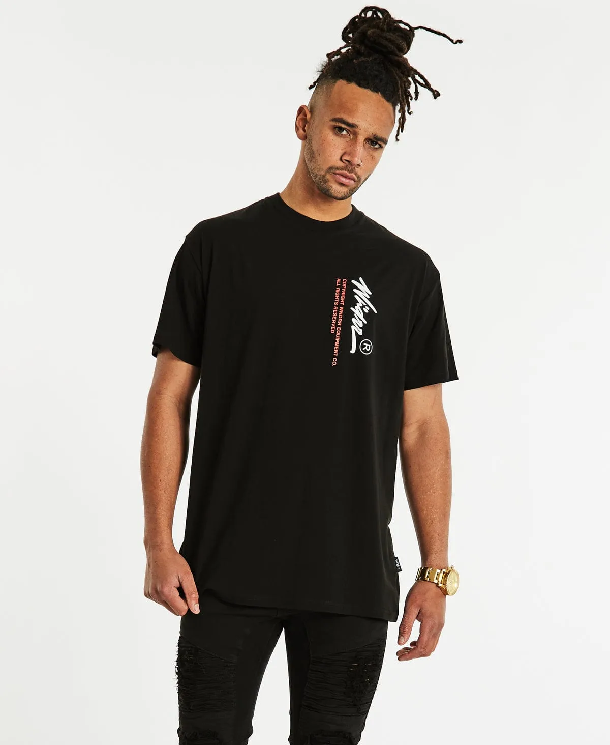 Overset Custom Fit T-Shirt Black sold by Neverland product image thumbnail 2