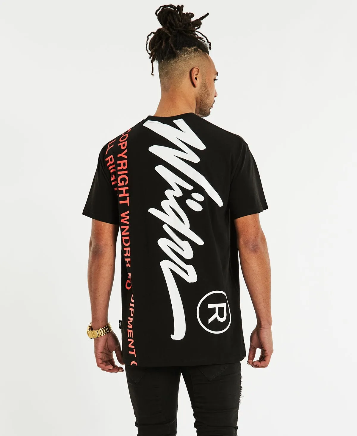 Overset Custom Fit T-Shirt Black sold by Neverland