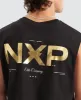 Beamer Scoop Back Muscle Tee Jet Black sold by Neverland