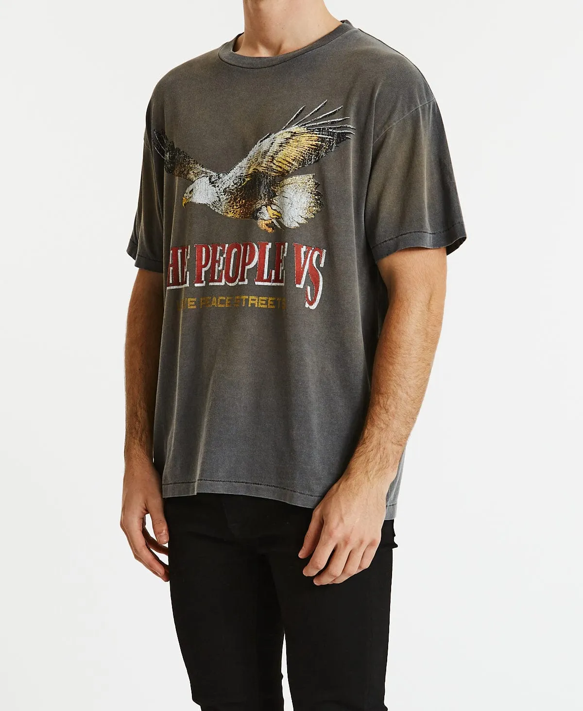 Soaring High Vintage T-Shirt Smashed Black sold by Neverland product image thumbnail 3