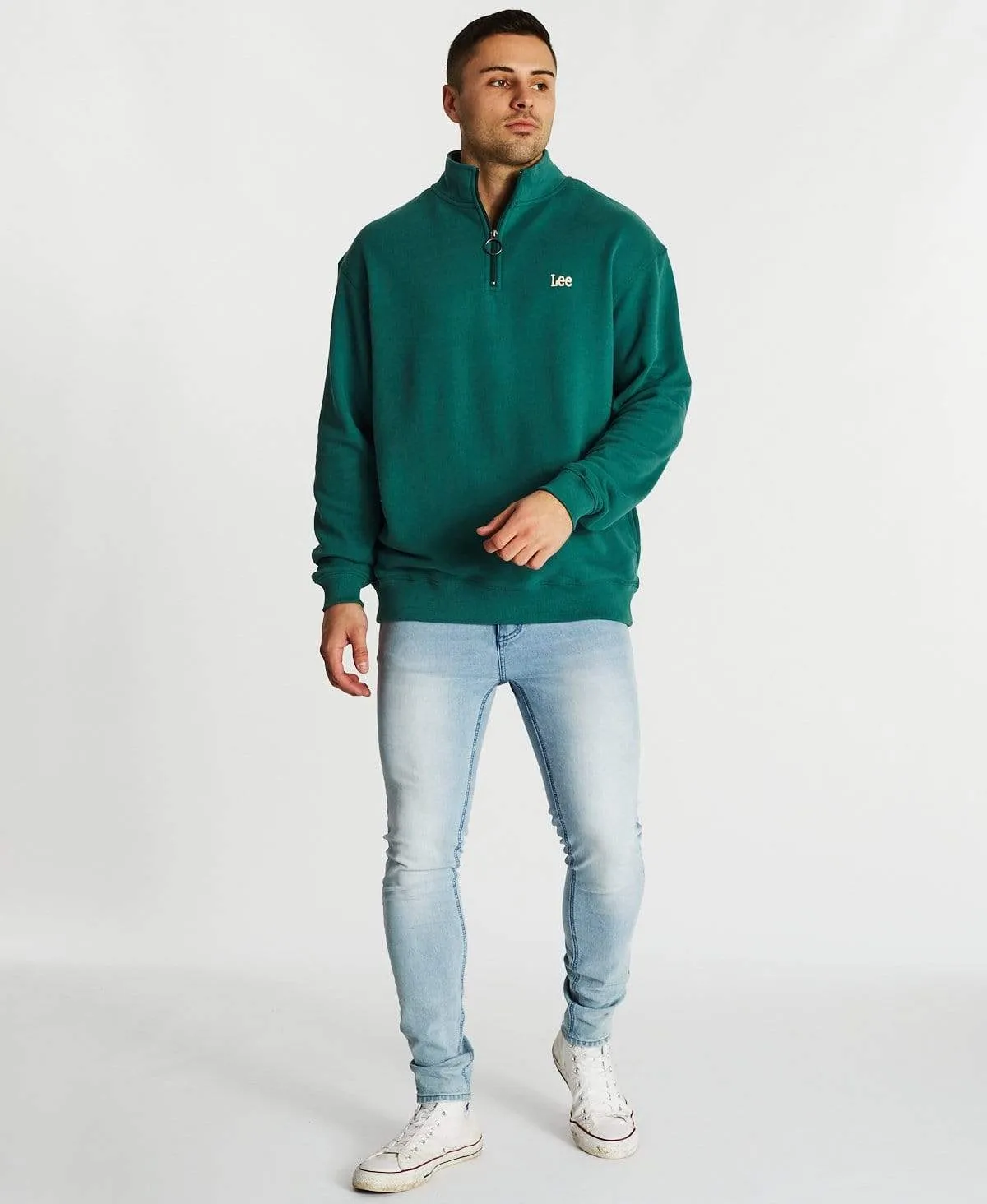 Leesure Zip Jumper Matcha sold by Neverland product image thumbnail 3