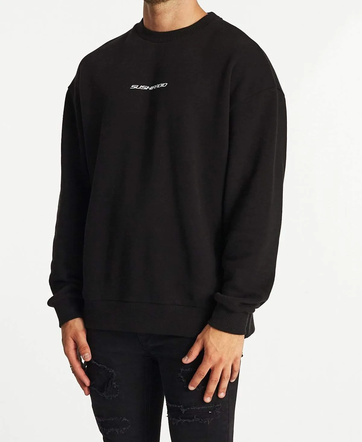 Wolves Relaxed Jumper Jet Black sold by Neverland product image thumbnail 3