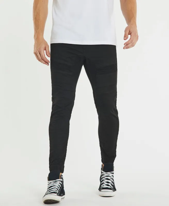Spectra Denim Jogger Pants Black sold by Neverland
