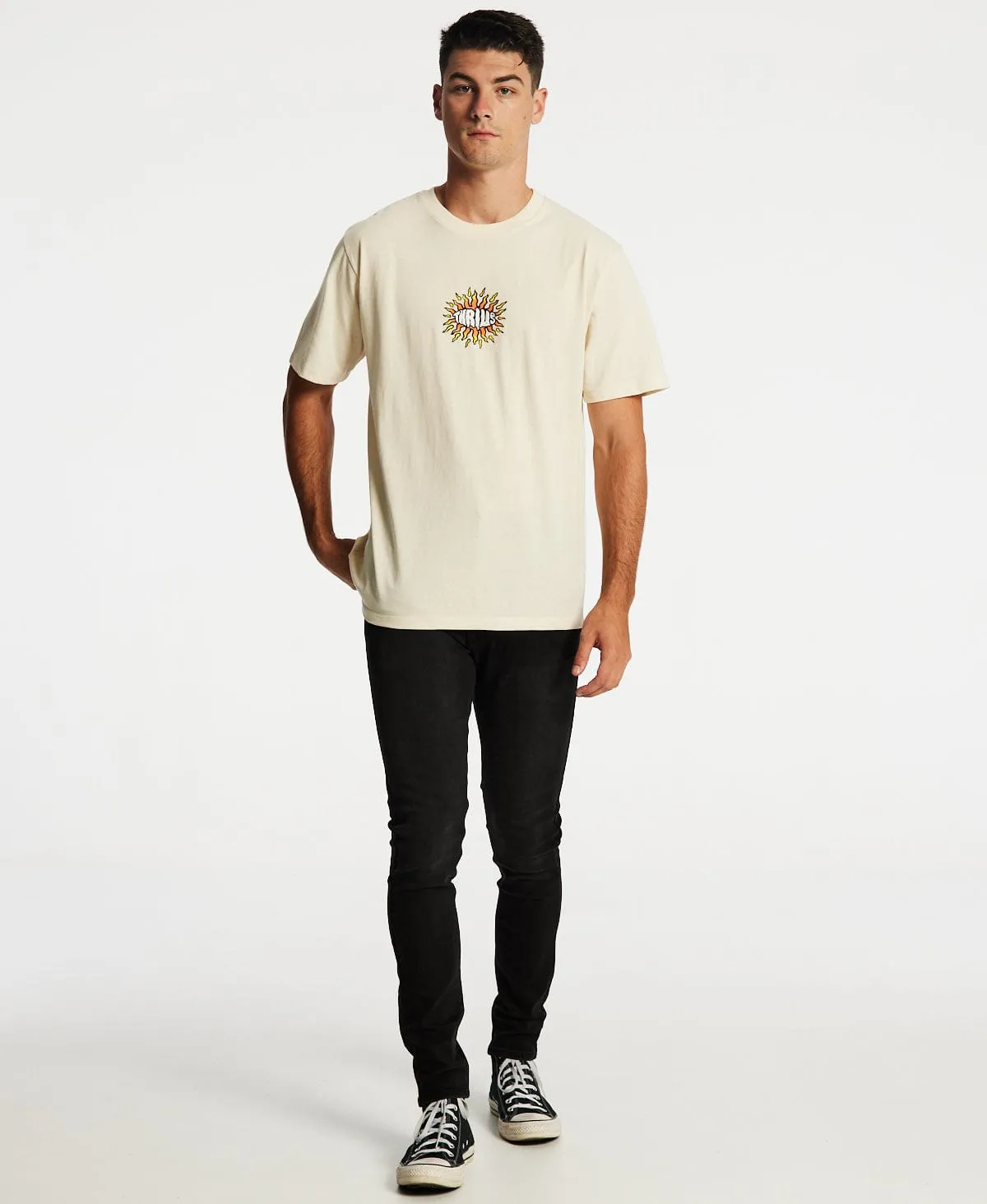 Silence Merch Fit T-Shirt Unbleached sold by Neverland product image thumbnail 4