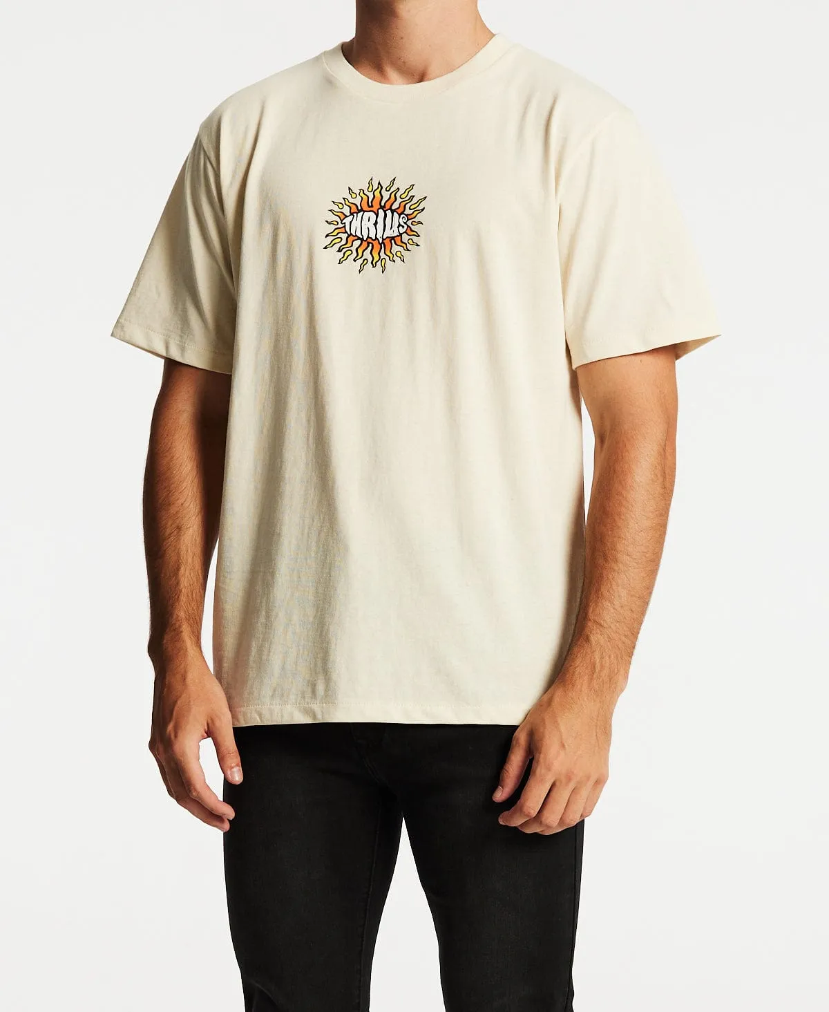 Silence Merch Fit T-Shirt Unbleached sold by Neverland product image thumbnail 3