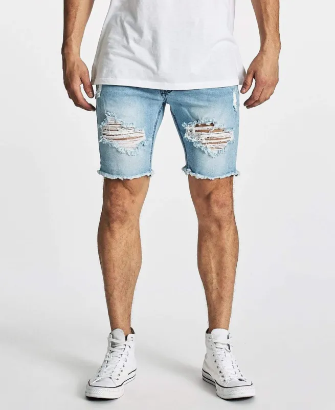Biker Shorts Defiance Blue sold by Neverland