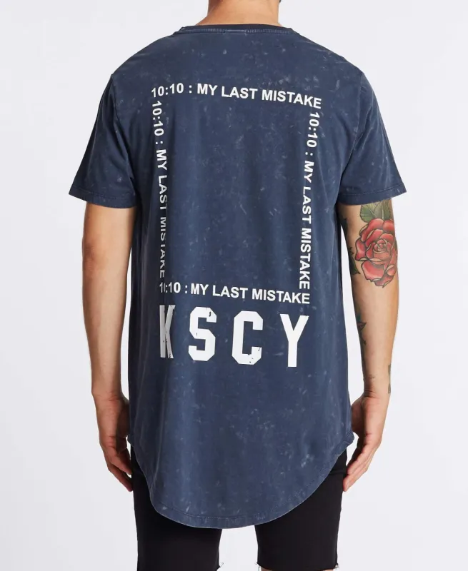 Final Chance Dual Scoop T-Shirt Acid Navy sold by Neverland