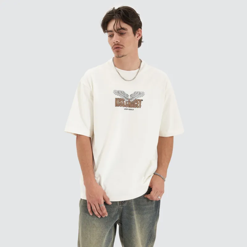 Ascend Heavy Oversized Tee Natural White sold by Neverland