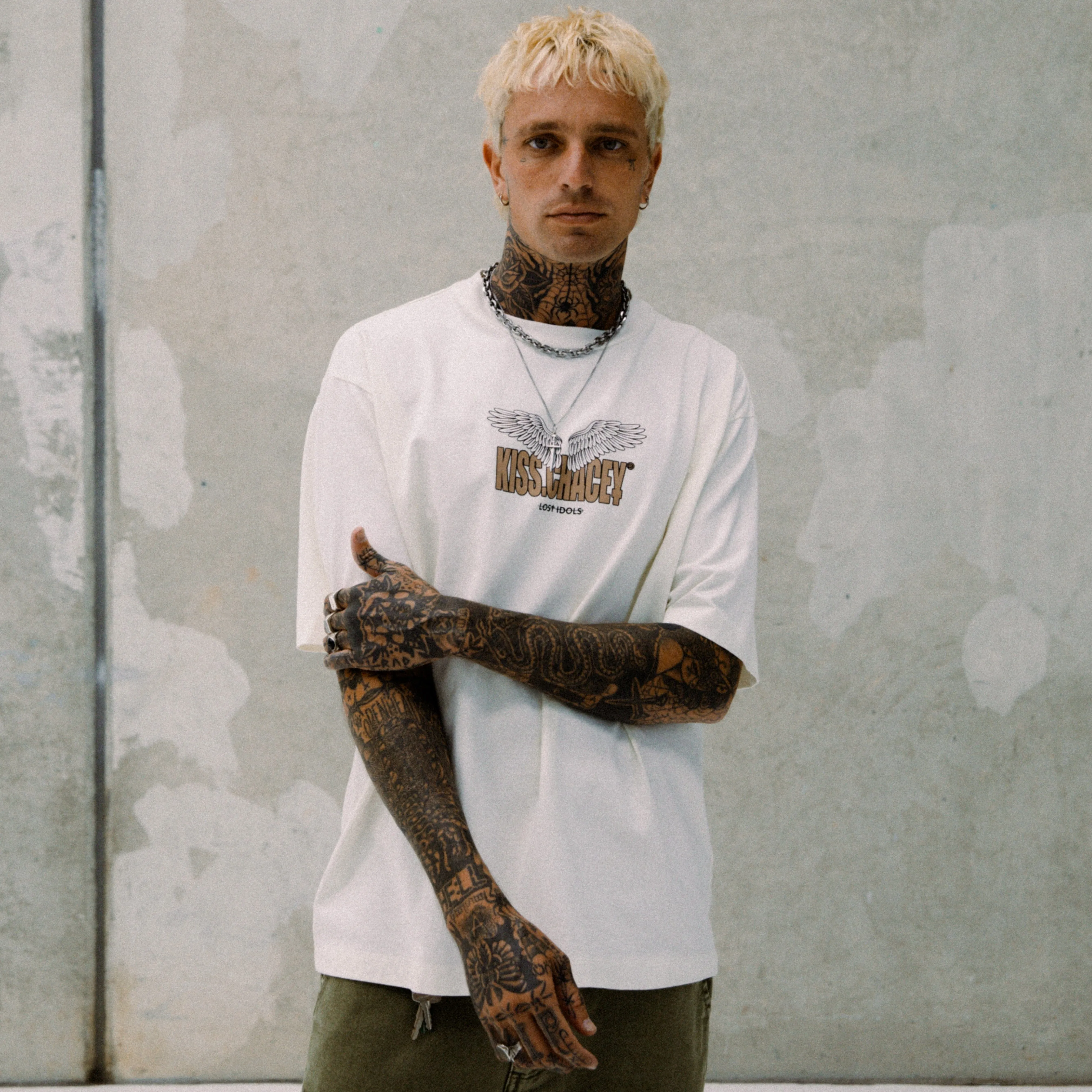 Ascend Heavy Oversized Tee Natural White sold by Neverland product image thumbnail 2