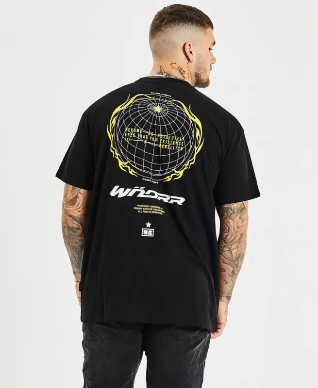 Time Walk Custom Fit T-Shirt Black sold by Neverland