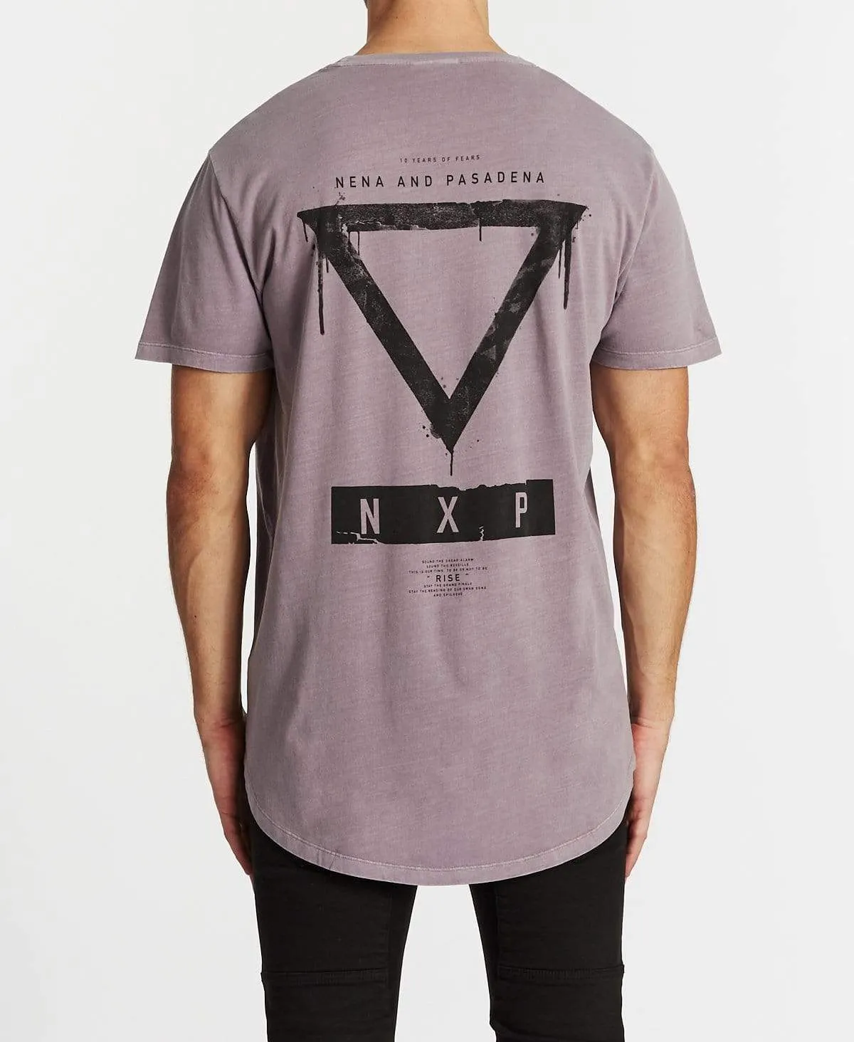 Rise Cape Back T-Shirt Pigment Lilac sold by Neverland