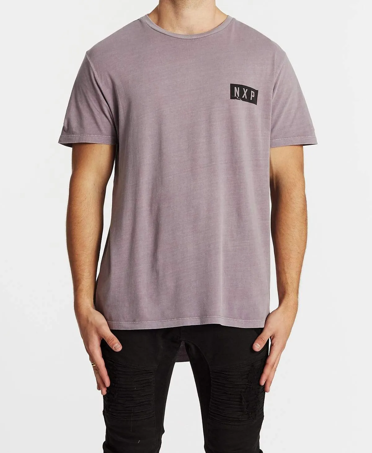 Rise Cape Back T-Shirt Pigment Lilac sold by Neverland product image thumbnail 2