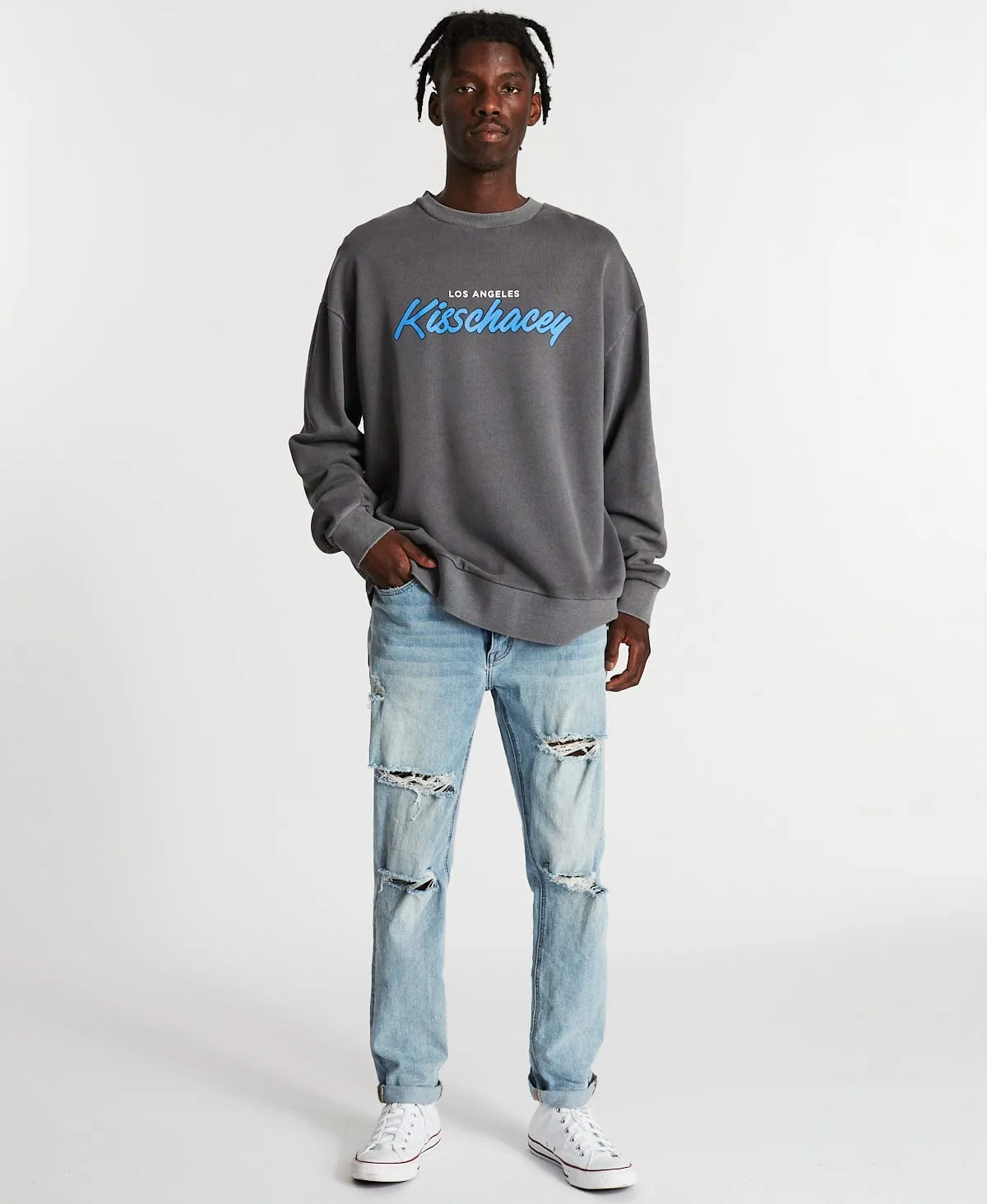 Side Effects Relaxed Jumper Pigment Charcoal sold by Neverland product image thumbnail 4