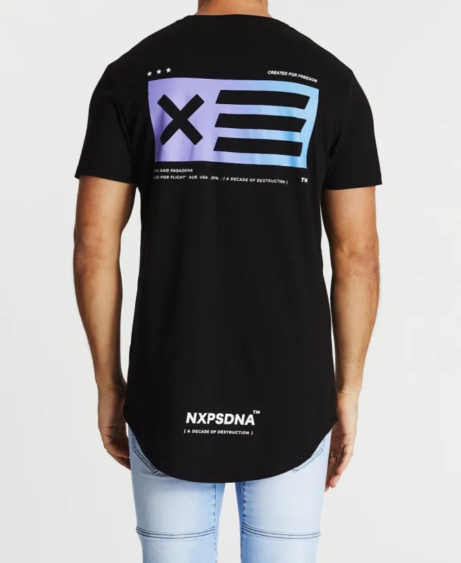 Critical Cape Back T-Shirt Jet Black sold by Neverland