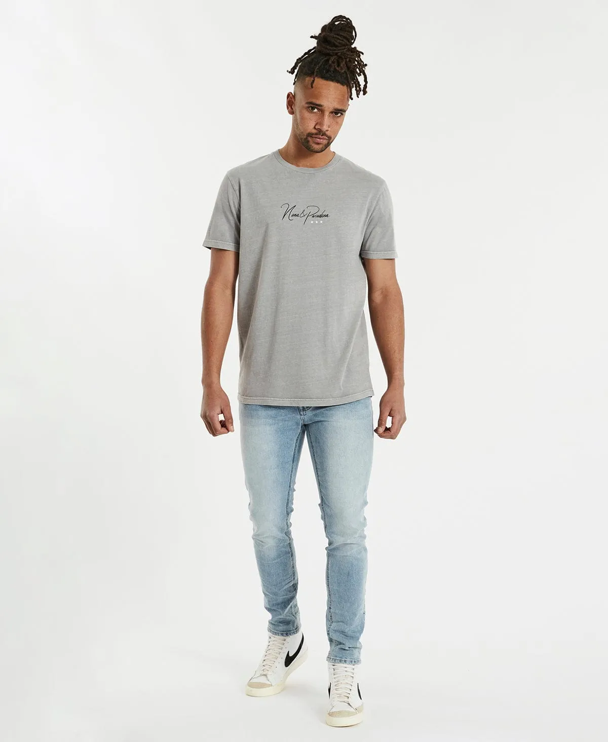 Analog Cape Back T-Shirt Pigment Alloy Grey sold by Neverland product image thumbnail 4