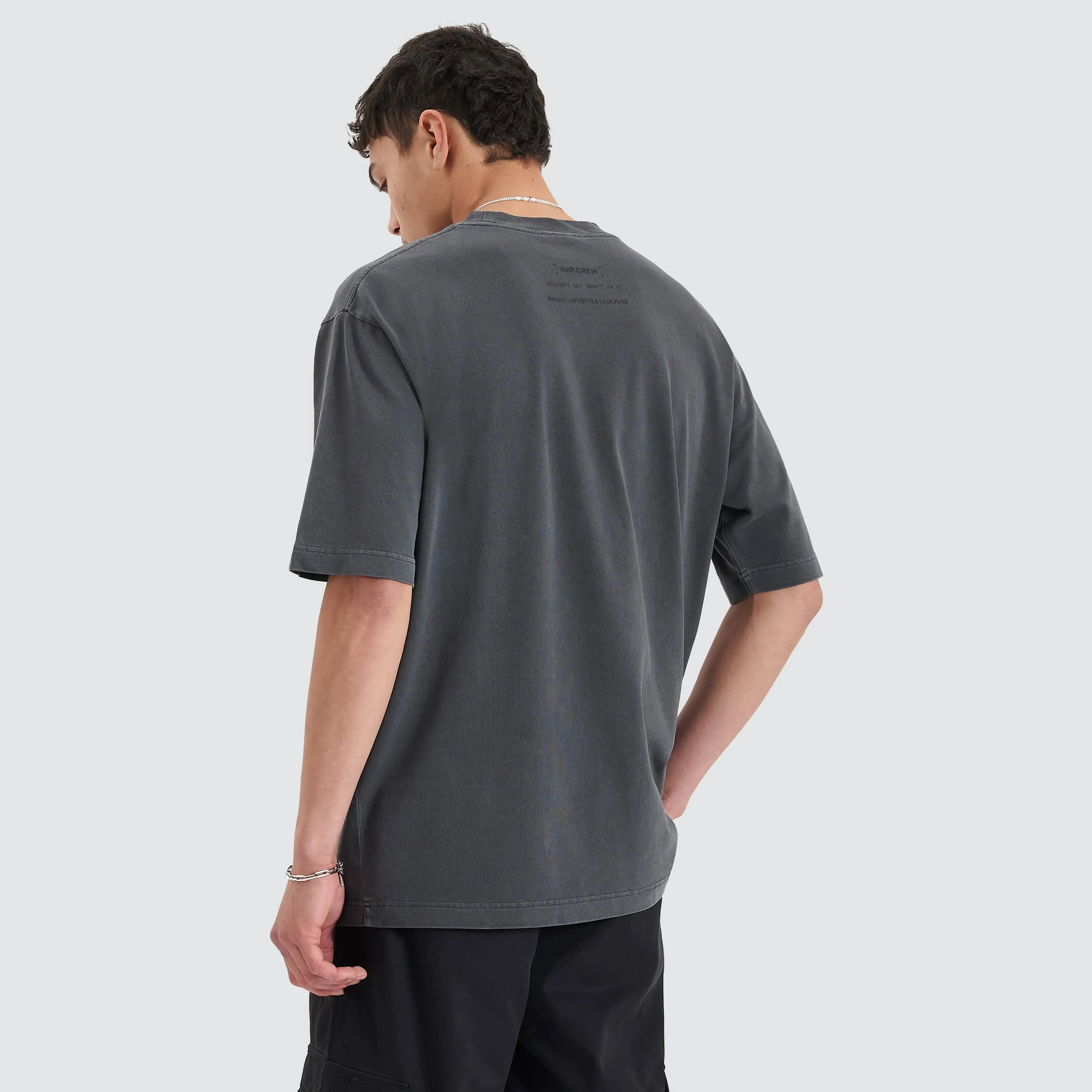 Doric Heavy Oversized Tee Pigment Asphalt sold by Neverland product image thumbnail 2