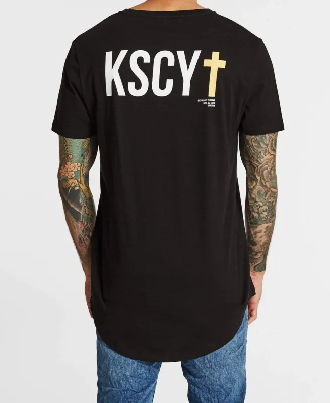Lost All Faith Baseball T-Shirt Jet Black sold by Neverland