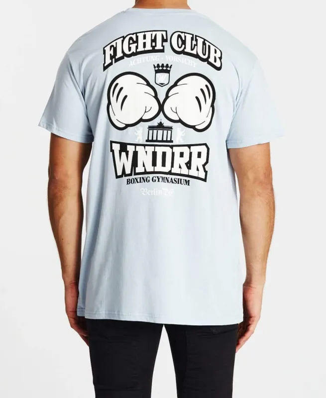 Vorsicht Custom Fit T-Shirt Sky Blue sold by Neverland