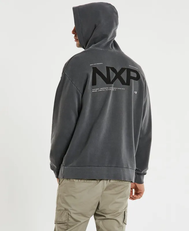 Canyon Relaxed Hoodie Pigment Asphalt Grey sold by Neverland