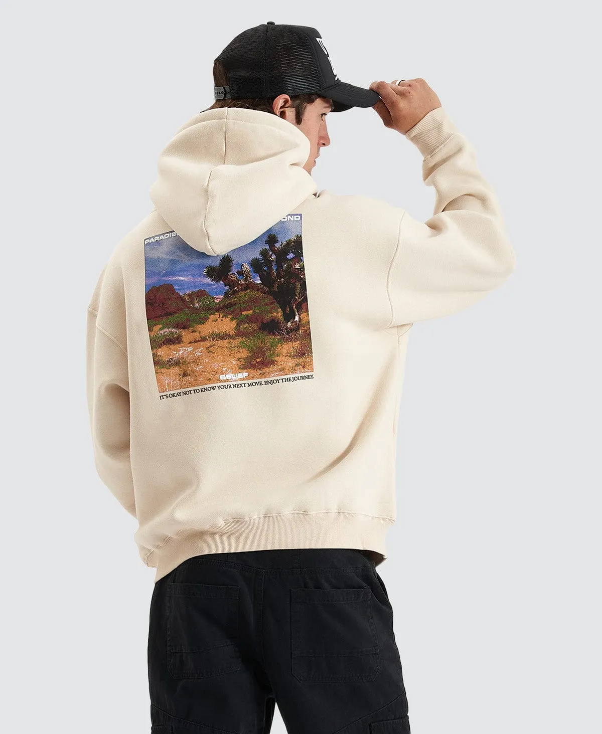 Lost Mind Hoodie Cream sold by Neverland product image thumbnail 4