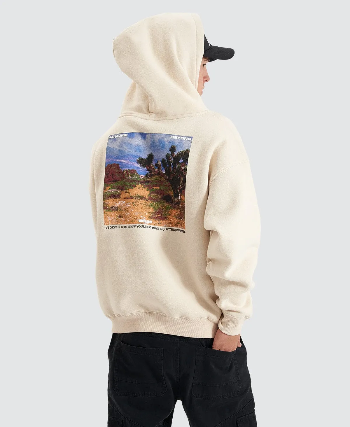 Lost Mind Hoodie Cream sold by Neverland