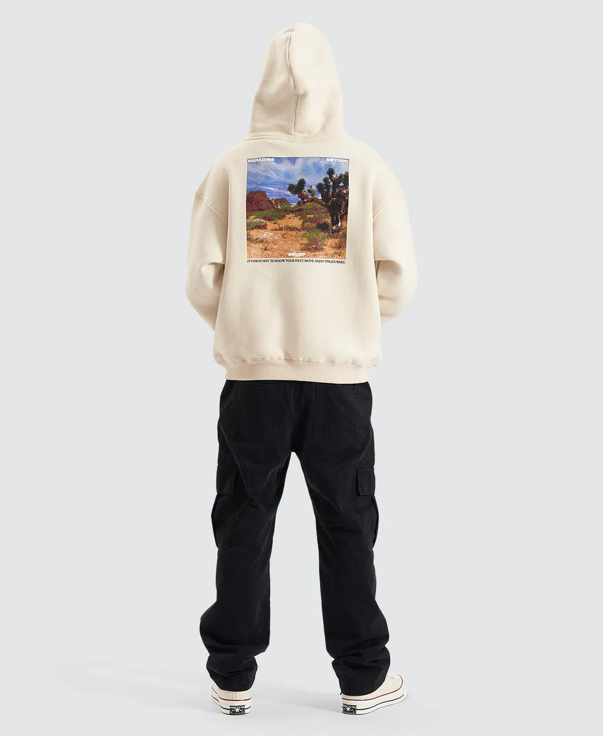 Lost Mind Hoodie Cream sold by Neverland product image thumbnail 5
