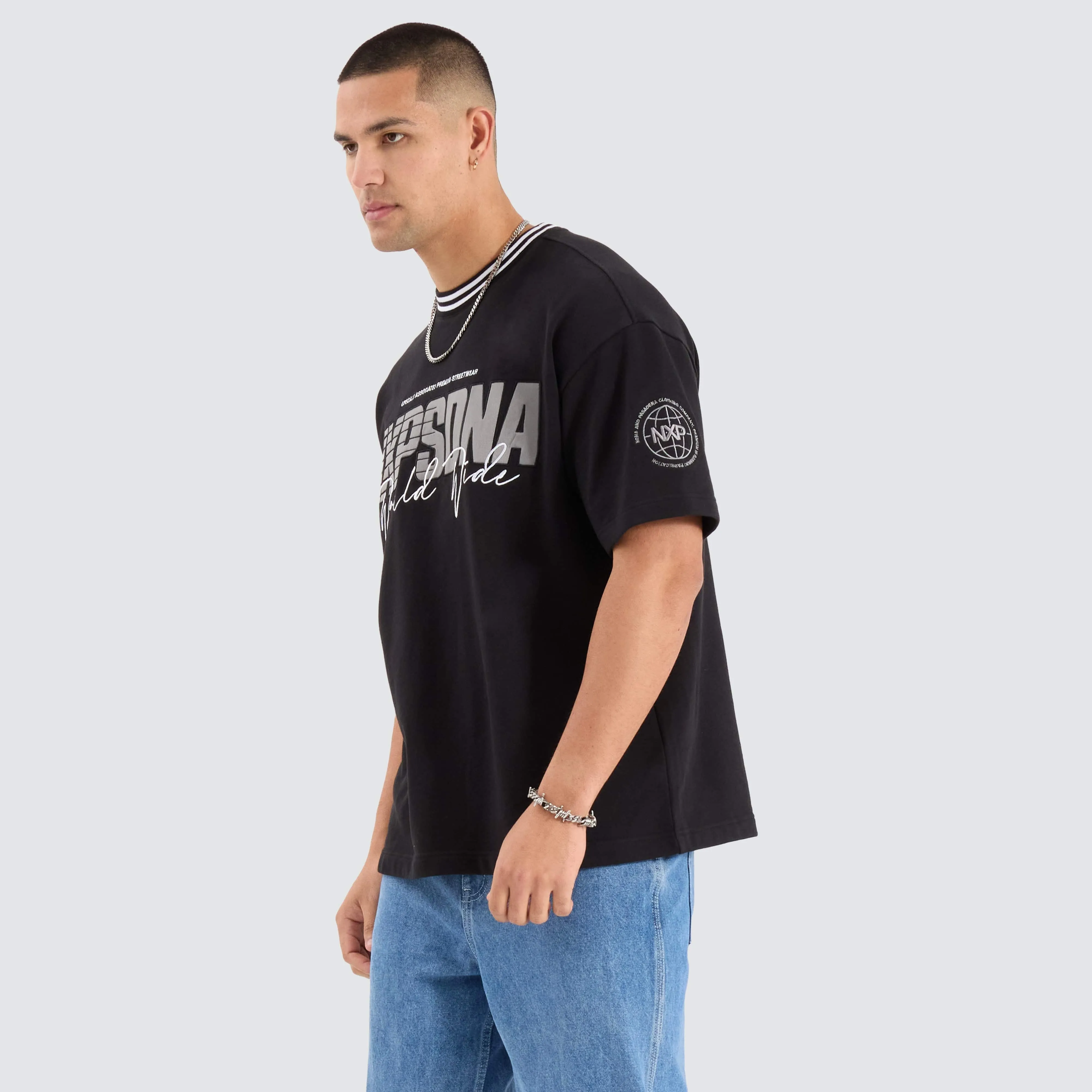 Champion Loopback Raptor Tee Jet Black sold by Neverland product image thumbnail 5