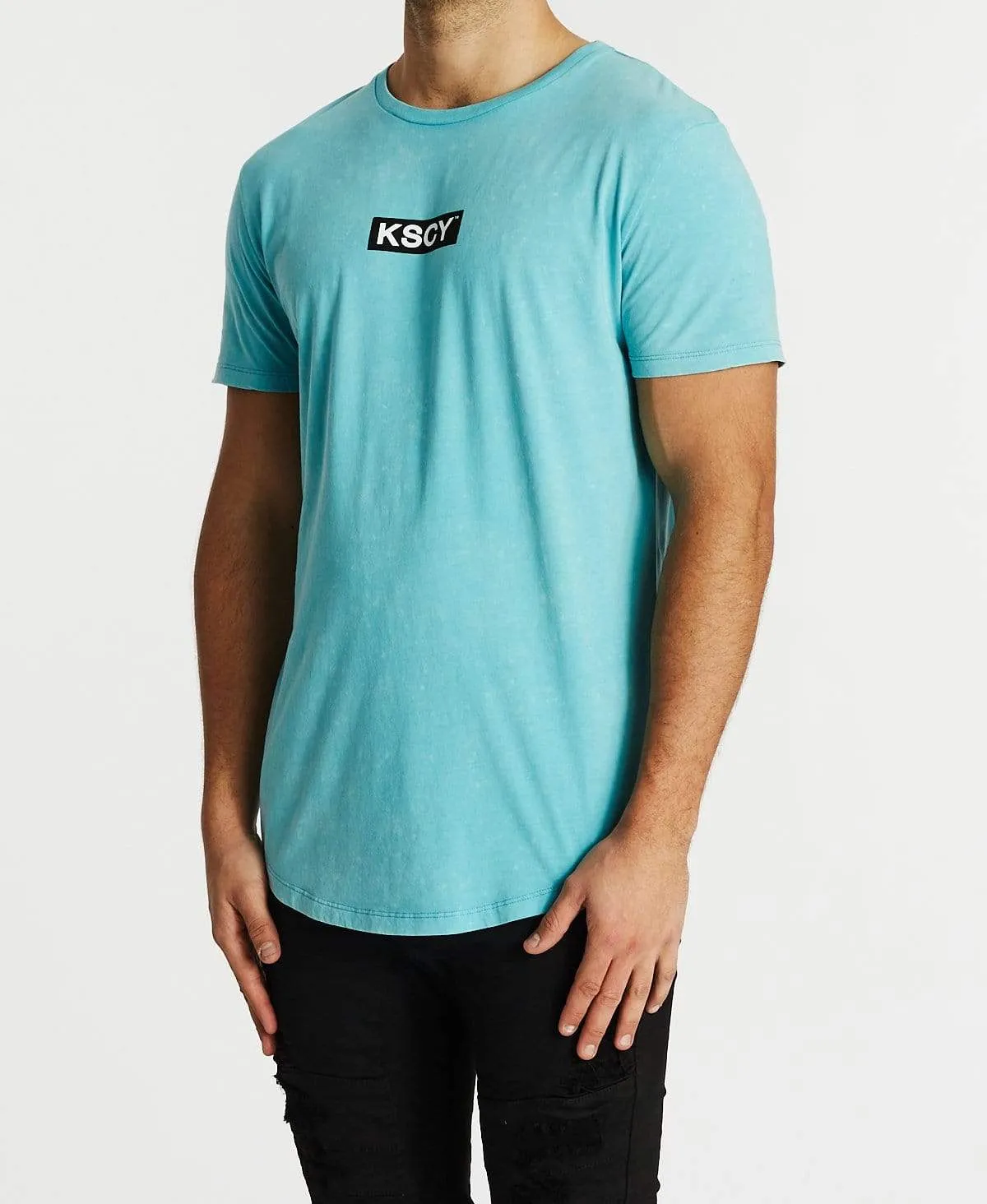 Distort Dual Curved T-Shirt Acid Porcelain sold by Neverland product image thumbnail 3