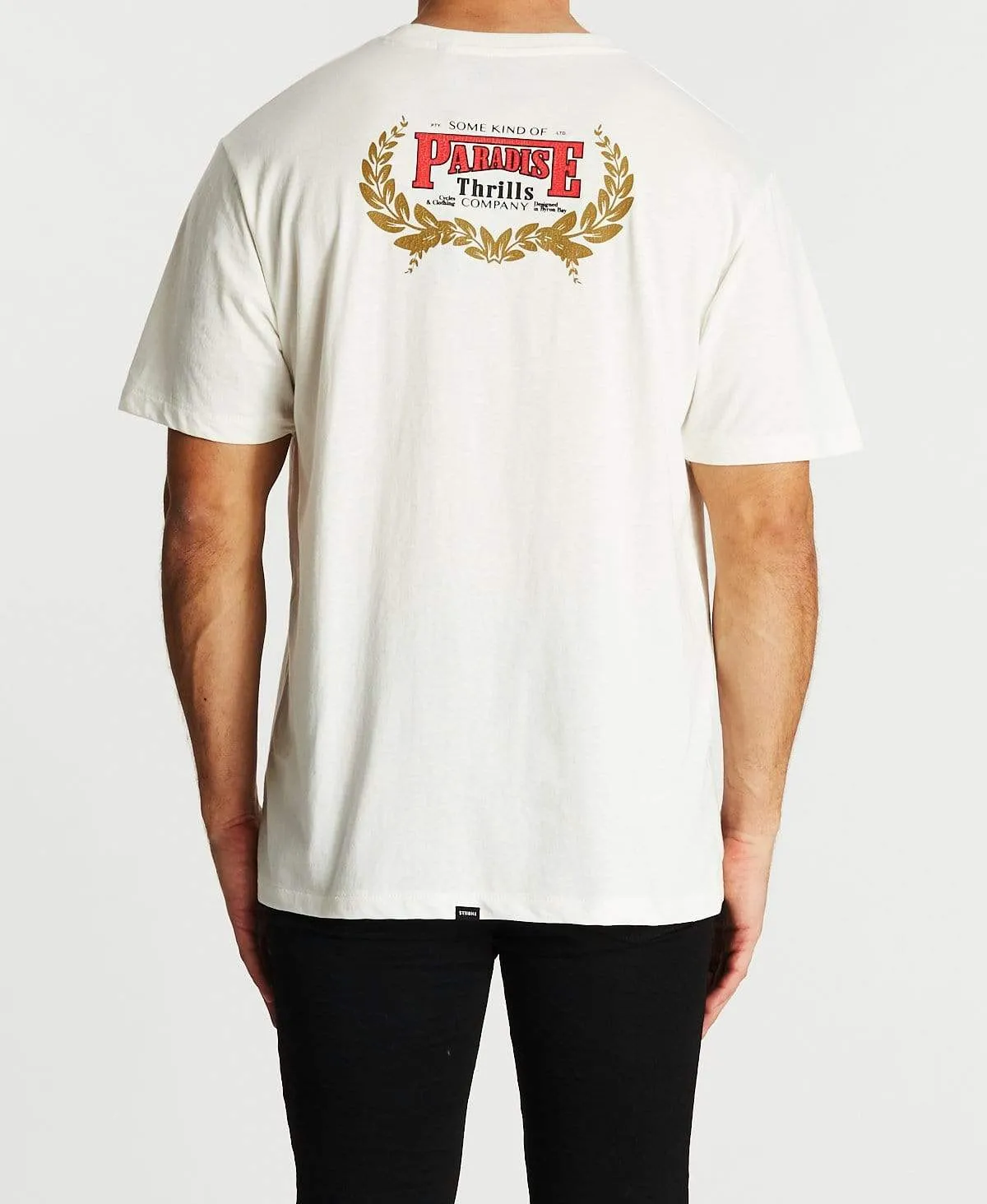 Speed Wreath Merch Fit T-Shirt Dirty White sold by Neverland product image thumbnail 2
