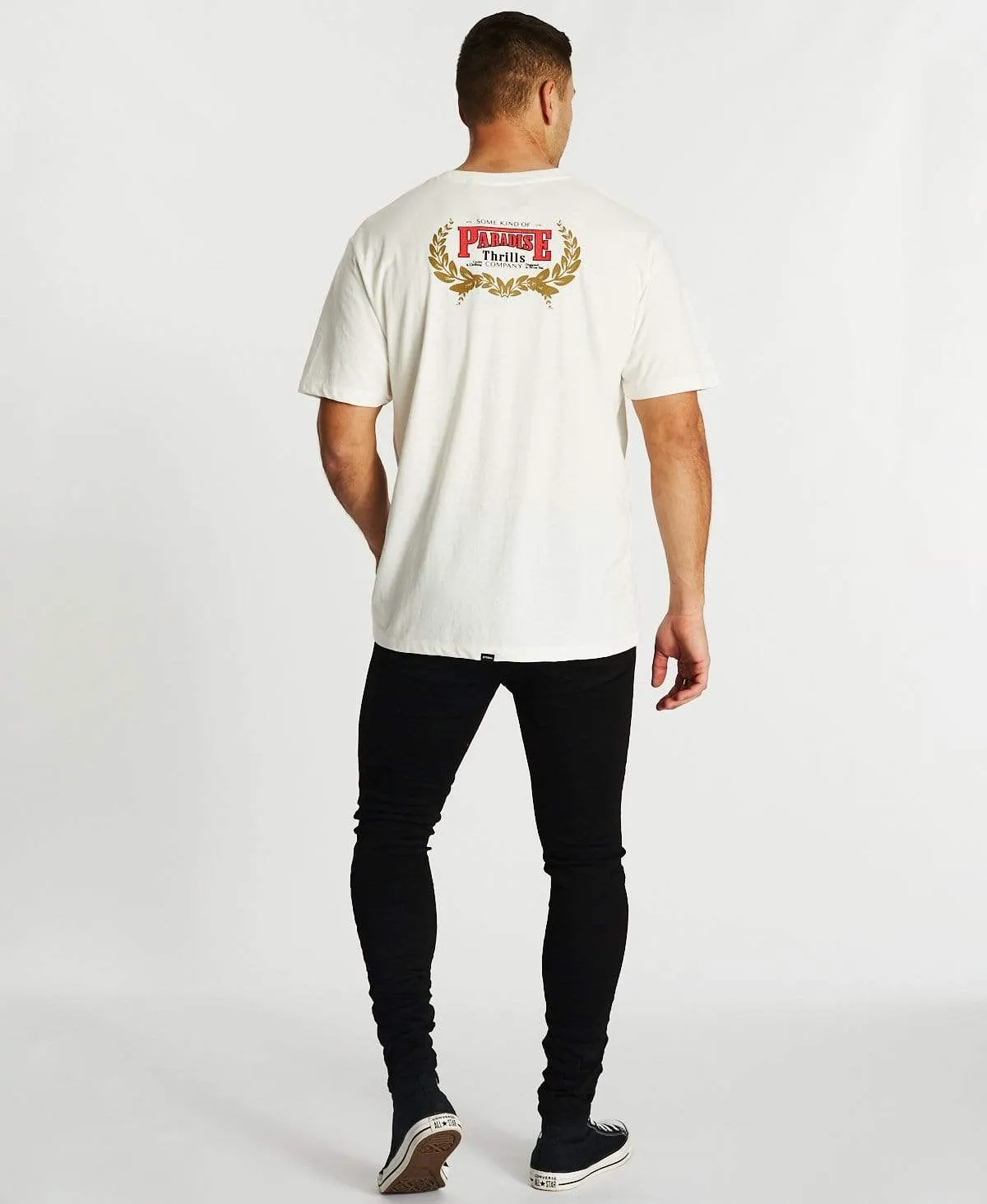 Speed Wreath Merch Fit T-Shirt Dirty White sold by Neverland product image thumbnail 5