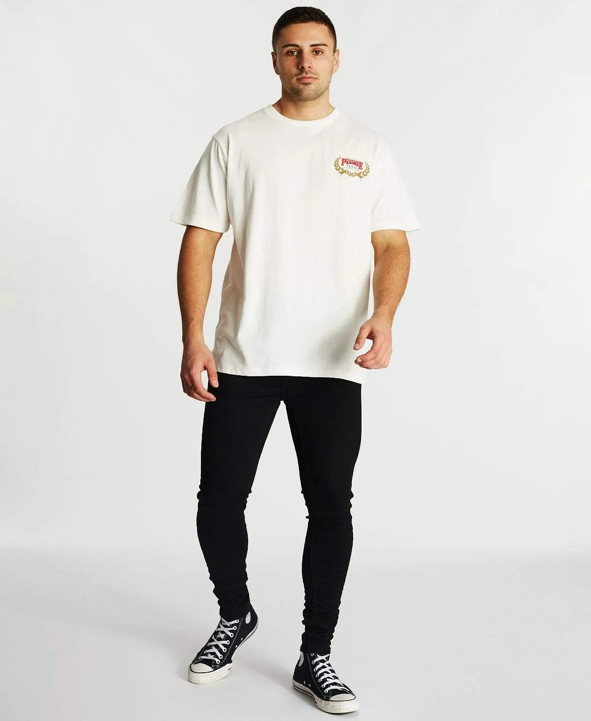 Speed Wreath Merch Fit T-Shirt Dirty White sold by Neverland product image thumbnail 4