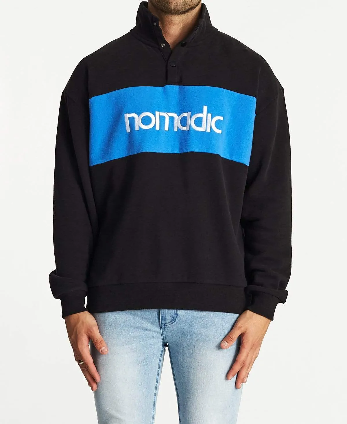 Alpine Pull Over Jumper Jet Black sold by Neverland