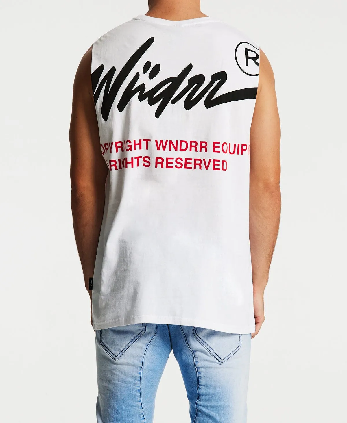 Offends Muscle Tee White sold by Neverland