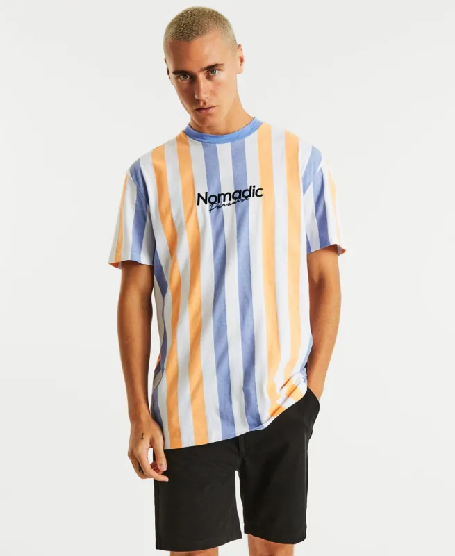 Dreamer Relaxed T-Shirt Multi Colour Stripe sold by Neverland
