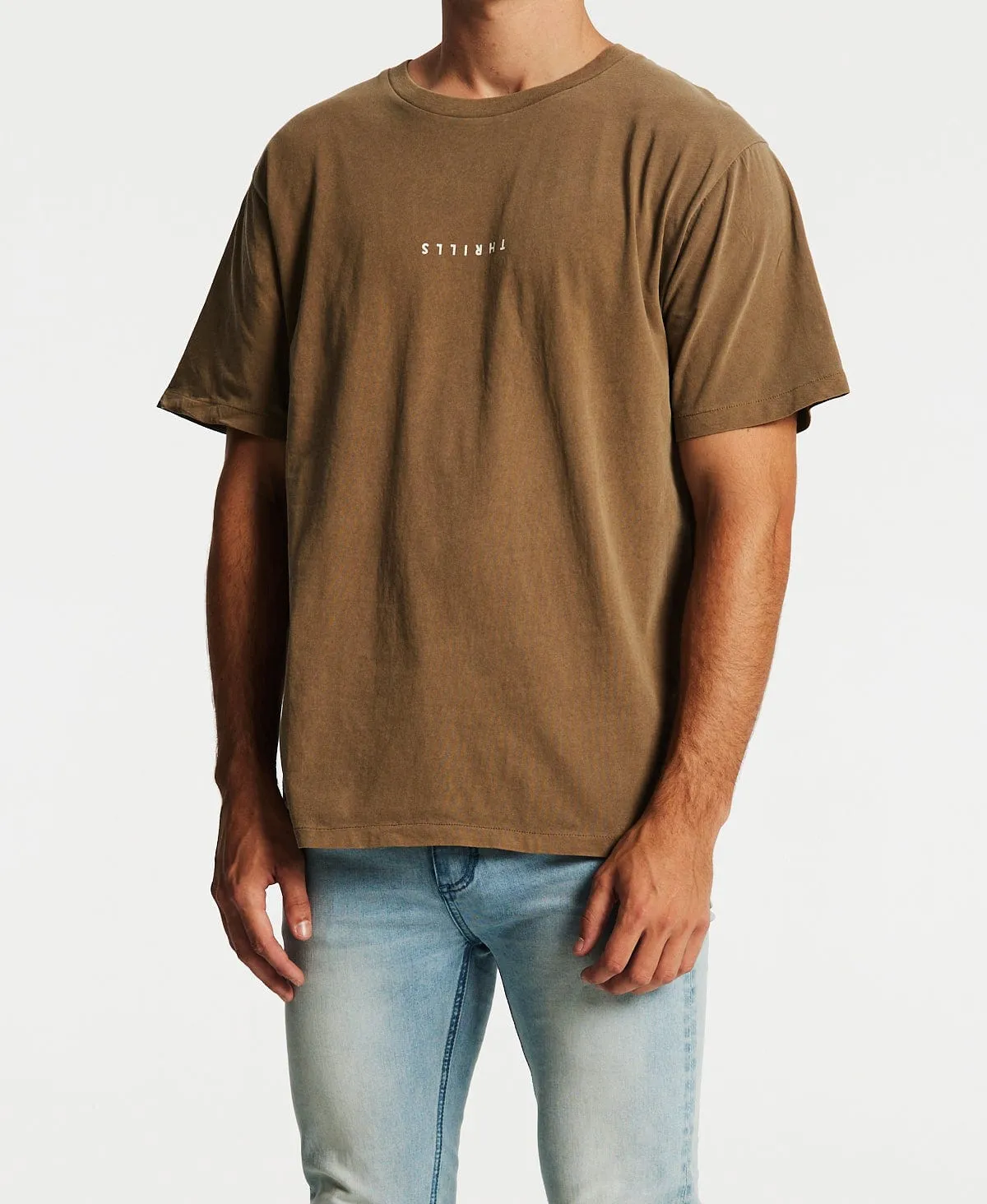 Minimal Thrills Merch Fit T-Shirt Walnut sold by Neverland product image thumbnail 3