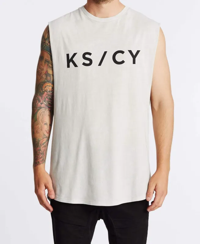 Cruel Summer Dual Scoop Muscle Tee Acid Rock sold by Neverland
