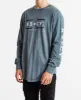 Effort Dual Curved Long Sleeve T-Shirt Pigment Slate sold by Neverland