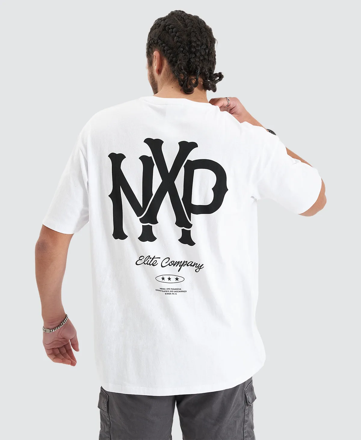 Academy Heavy Box Fit Tee Optical White sold by Neverland