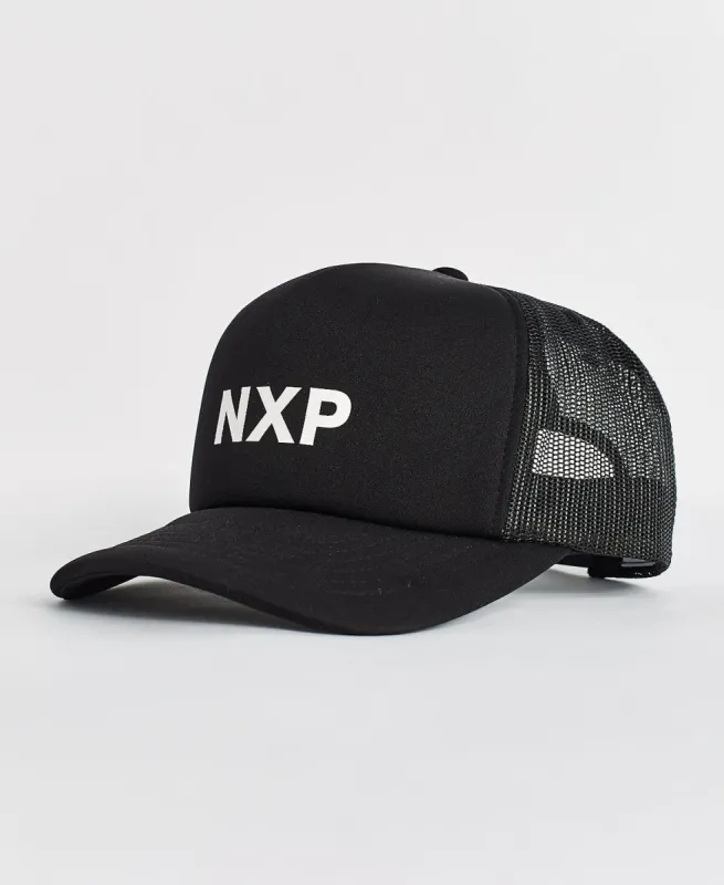 Day One 5 Panel Trucker Cap Black sold by Neverland