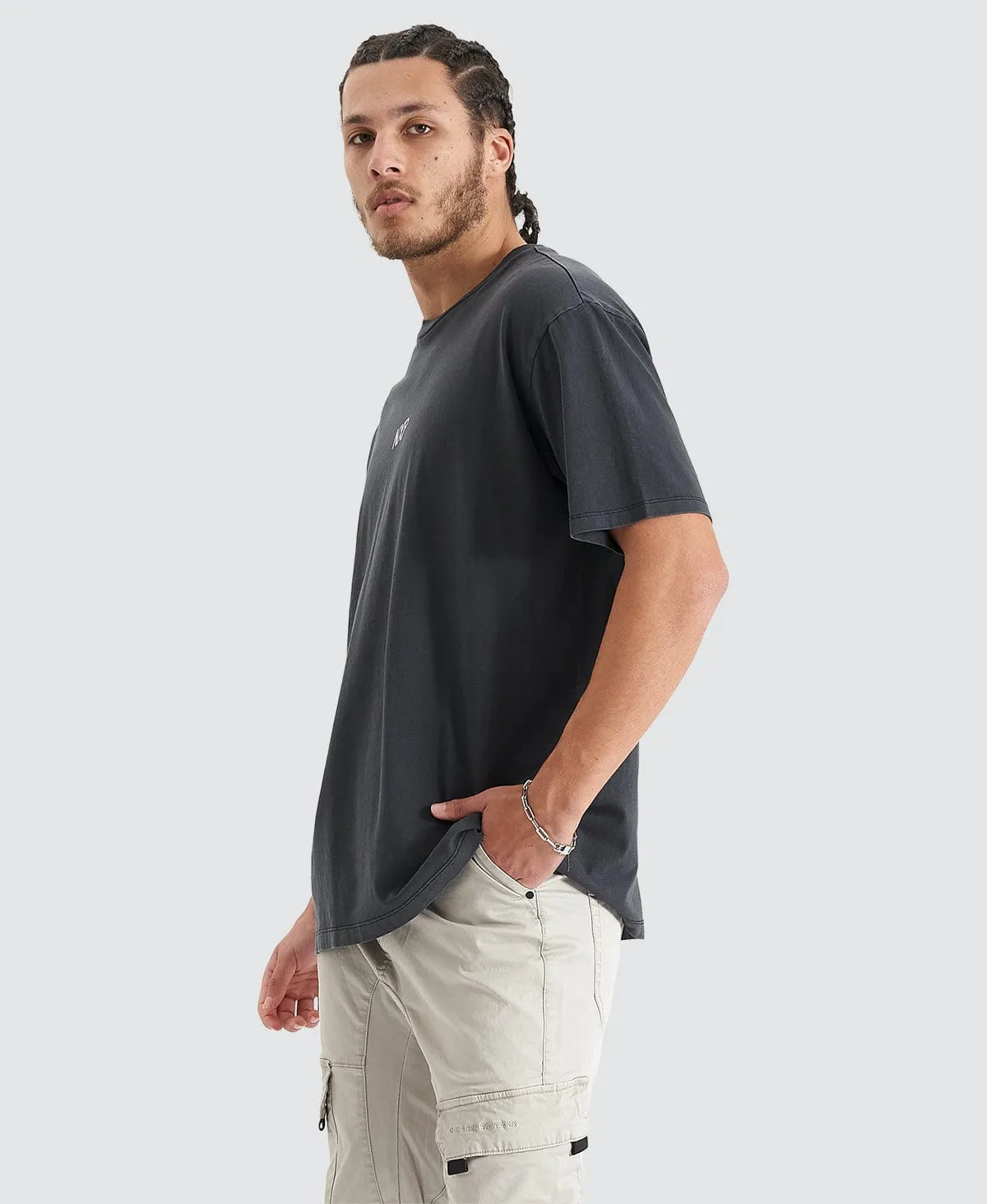 Torque Heavy Box Fit Tee Pigment Black sold by Neverland product image thumbnail 4