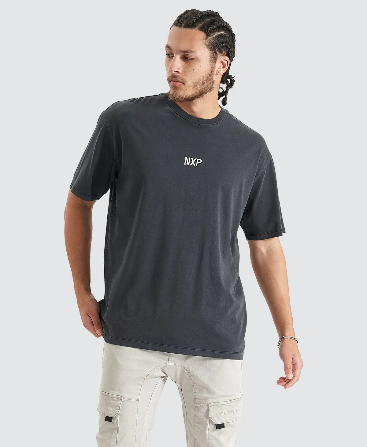 Torque Heavy Box Fit Tee Pigment Black sold by Neverland product image thumbnail 2